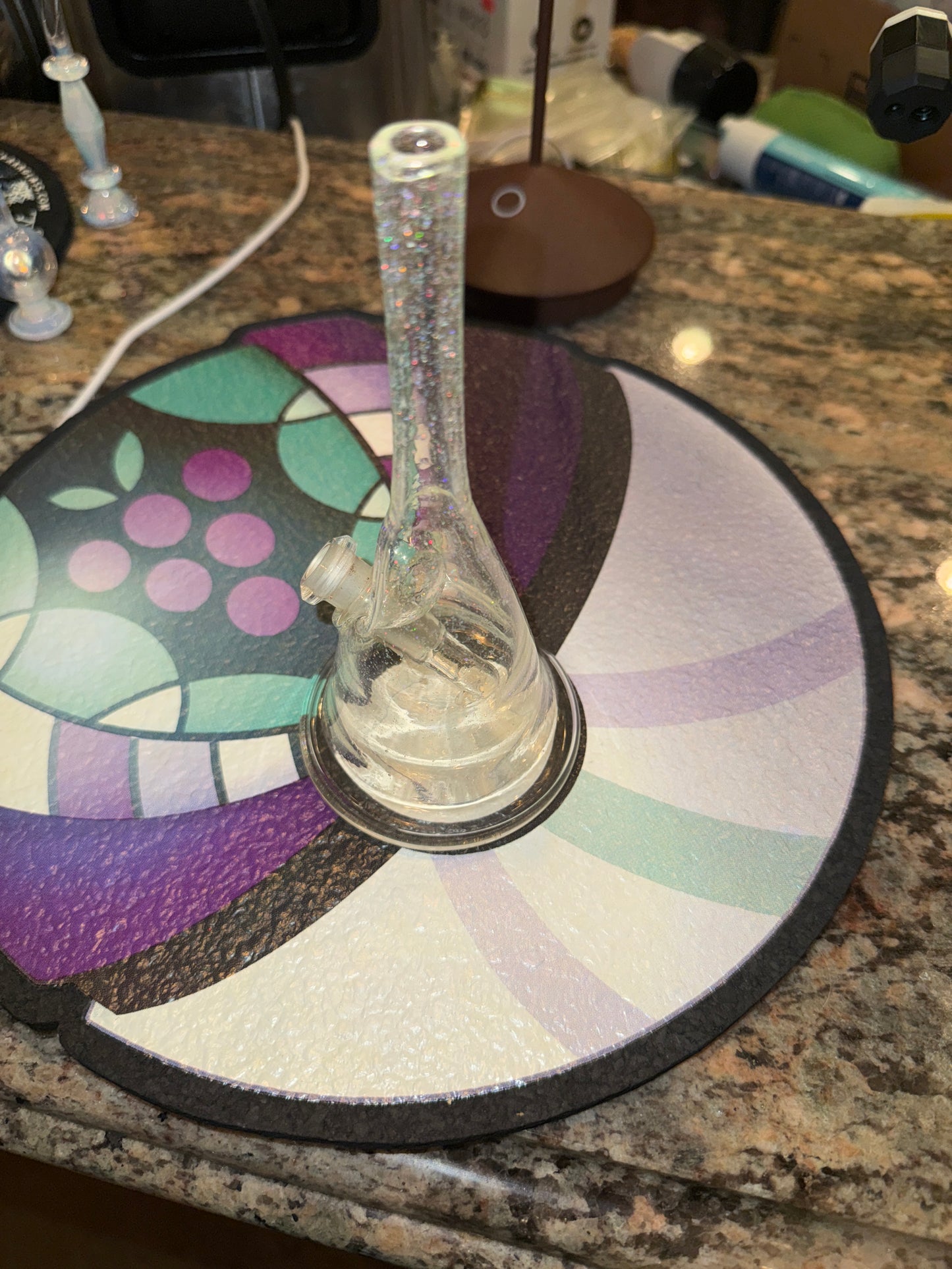 Flask dab rig