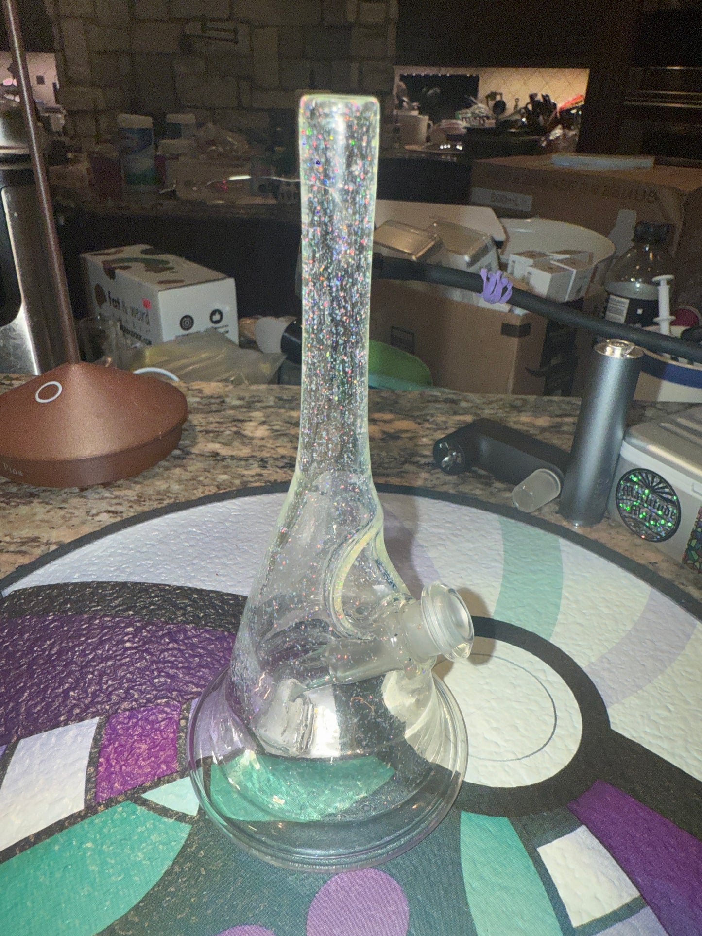 Flask dab rig